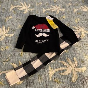 Old navy holiday pj set